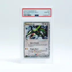 2003 Pokemon Dragon #97 Rayquaza EX Holo PSA 10 - Image 2