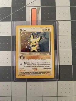 Pokemon TCG Pichu Neo Genesis 12 Holo Unlimited Holo Rare - Image 1