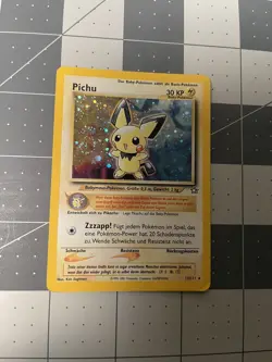 Pokemon TCG Pichu Neo Genesis 12 Holo Unlimited Holo Rare - Image 4