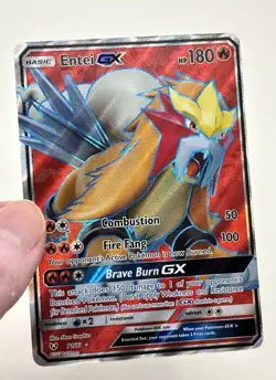Pokemon TCG Entei GX Full Art Shining Legends 71/73 Mint Near Mint Condition - Image 3