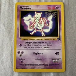 Pokemon Mewtwo #3 Kids WB The First Movie Black Star Promo - Image 1