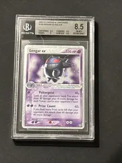 Pokemon Gengar EX Holo Rare Fire Red & Leaf Green, #108 BGS 8.5 SWIRL - Image 1