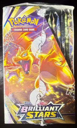 Pokemon TCG Sword & Shield Brilliant Stars Booster Box Factory Sealed 2022 - Image 2