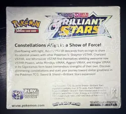 Pokemon TCG Sword & Shield Brilliant Stars Booster Box Factory Sealed 2022 - Image 3