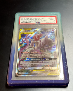 2019 Pokemon Mewtwo & Mew GX SM191 PSA 9 Sun & Moon Promo Power Partnerships - Image 2