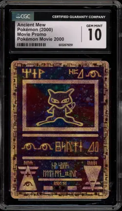 Pokemon Ancient Mew Movie 2000 Promo CGC 10 Gem Mint - Image 1