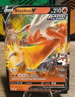 Blaziken V 020/198 Prize Pack Series 1 Pokemon Play! Mint Condition - Image 1