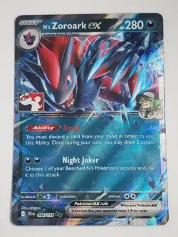 Near Mint - Pokemon Holo N's Zoroark ex 098/159 - Play Stamp Prize Pack Series 7 - Image 1