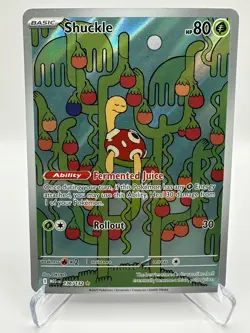 Shuckle 136/132 Me01: Mega Evolution Holo Pokemon Near Mint - Image 1