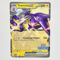 Toxtricity ex Illustration Contest 2024 SVP 215 Black Star Promo Pokemon NM - Image 1