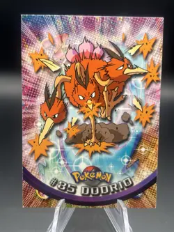 Dodrio #85 2000 Topps Pokemon TV Animation Blue Logo - Image 1