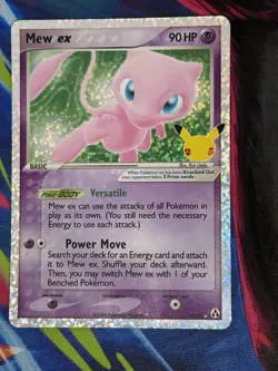 Pokemon Mew EX Legend Maker 88/92 Holo Ultra Rare Basic 90 HP 25th Anniversary - Image 1