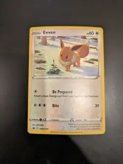 Pokemon TCG Eevee SWSH190 Sword & Shield Promo Holo Basic - Image 1