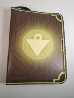 Yu-gi-oh Millennium Puzzle- Card holder Binder Case Zipper/Strap- 400 Cards - Image 1