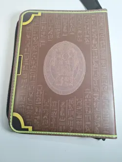 Yu-gi-oh Millennium Puzzle- Card holder Binder Case Zipper/Strap- 400 Cards - Image 2