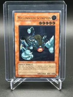 Yugioh TCG Millennium Scorpion TLM-EN009 Ultimate Rare LP - Image 1