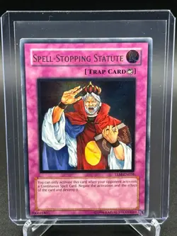 Yugioh TCG Spell-Stopping Statute TLM-EN058 Ultimate Rare Vintage LP - Image 1