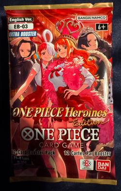 🩷Heroines🩷 Edition Extra Booster Pack One Piece Card Game EB-03 English OP TCG - Image 1