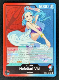 Nefeltari Vivi Leader ENG EB03-001 Extra Booster: One Piece Heroines Edition NM - Image 1