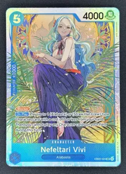 Nefeltari Vivi EB03-024 SR ONE PIECE Heroines Edition English Near Mint - Image 1