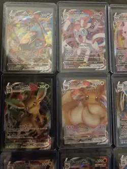 Eeveelution Vmax 9 Card Complete Set Pokemon Evolving Skies NM Umbreon Eevee - Image 2