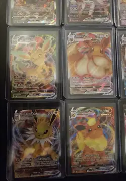 Eeveelution Vmax 9 Card Complete Set Pokemon Evolving Skies NM Umbreon Eevee - Image 3