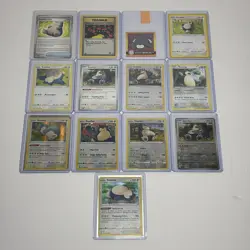Pokemon TCG Snorlax Card Lot Of 13 All NM-LP Holos Reverse Holos Regular - Image 1