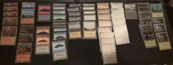 🔥MTG Magic Huge Lot 58x Beta Land Cards Mountain Island Plains Swamp Forest🔥 - Image 1