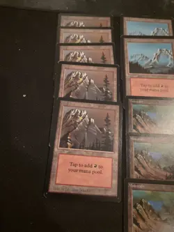 🔥MTG Magic Huge Lot 58x Beta Land Cards Mountain Island Plains Swamp Forest🔥 - Image 2