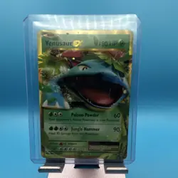 Pokemon Venusaur EX Ultra Rare Holo 1/108 XY 180 HP Pokemon TCG Card Stock Card - Image 1