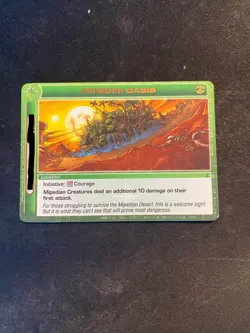 Mipedim Oasis - Rare - Chaotic Card - Dawn of Perim N/M - Image 1