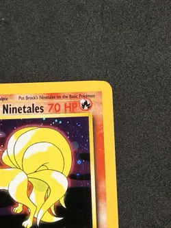 First Edition Brock's Ninetales HoloRare Card Gym Challenge 3/132 Pokemon TCG LP - Image 4