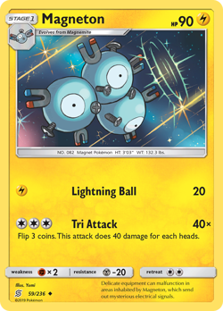 Magneton 59/236 Uncommon | Unified Minds | Pokemon Card - Image 1