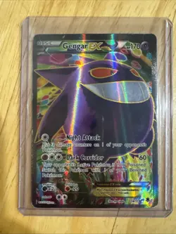 Pokemon TCG Gengar EX Full Art Ultra Rare Card 114/119 Phantom Forces 2014 - Image 1