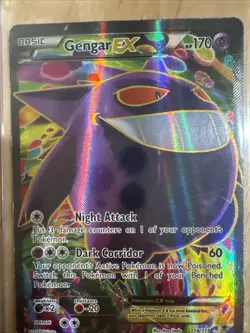 Pokemon TCG Gengar EX Full Art Ultra Rare Card 114/119 Phantom Forces 2014 - Image 3