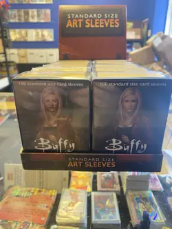 Dragon Shield 100 Standard Deck Card Sleeve Classic Art Buffy the Vampire Slayer - Image 1