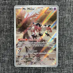 Mr. Mime 179/165 Pokemon TCG SV: Scarlet & Violet 151 Pokemon Card VLP - Image 1