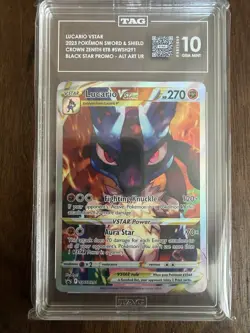 Lucario VSTAR SWSH291 SWSH: Sword & Shield Promo Cards Holo TAG 10 - Image 1