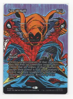 Saw in Half (Borderless) M Marvel Universe Eternal-Legal 21 NM - Image 1