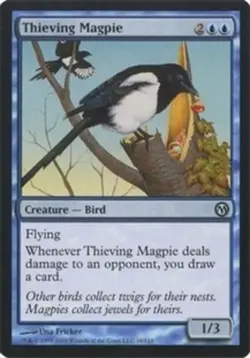 Thieving Magpie - Duels of the Planeswalkers #016/113 MTG Magic The Gathering - Image 1