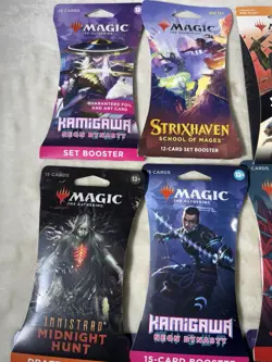 12 Packs MTG Magic The Gathering Booster Pack Bundle Lot Sleeved Booster Packs - Image 3