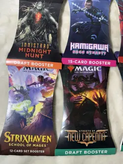 12 Packs MTG Magic The Gathering Booster Pack Bundle Lot Sleeved Booster Packs - Image 4