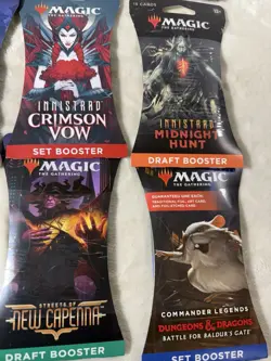12 Packs MTG Magic The Gathering Booster Pack Bundle Lot Sleeved Booster Packs - Image 5