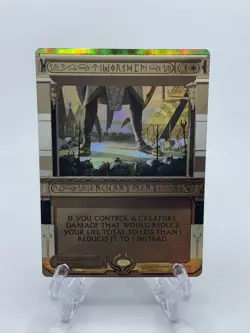 Worship - Foil Masterpiece Series - Amonkhet Invocations - MTG - Magic - Image 1