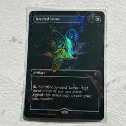 Magic: The Gathering Jeweled Lotus Borderless Foil Commander Masters Mythic Art… - Image 2