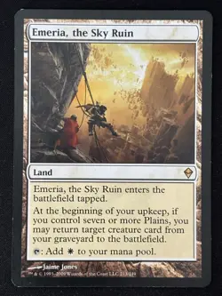 1x MTG Emeria, the Sky Ruin - Zendikar (ZEN) #213 - Magic the Gathering - Image 1