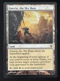 1x MTG Emeria, the Sky Ruin - Zendikar (ZEN) #213 - Magic the Gathering - Image 3
