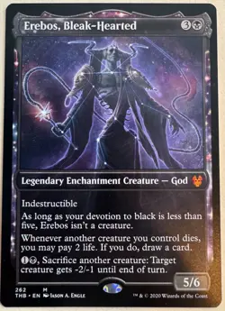 Erebos, Bleak-Hearted - Foil Showcase Theros Beyond Death NM MTG - Image 1