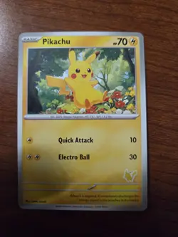 Pikachu My First Battle Deck Stamped Promo - English Exclusive Pokemon Card NM - Image 1