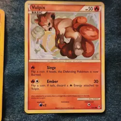 Pokemon TCG Vulpix Card Lot - 116/147, 75/95, 81/101, 102/127, 69/108, 7 Cards - Image 3
